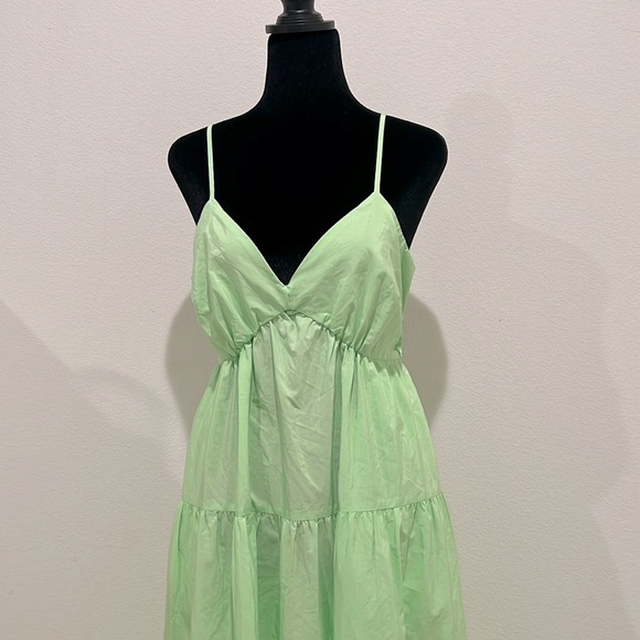 WOMEN'S SIZE M SUNDRESS SMOCKED TIERED MAXI DRESS-A NEW DAY - Picture 6 of 8